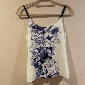 LOFT floral blouse camisole